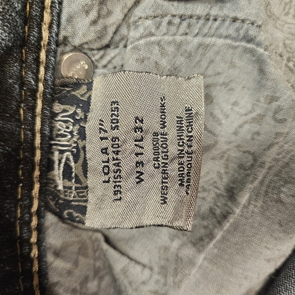 Silver Jeans Lola Size 31 x 32 - Picture 4 of 7